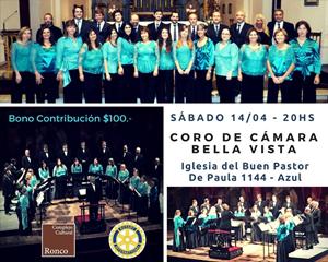 El Coro de C�mara de Bella Vista se presenta Hoy en la Iglesia Buen Pastor 